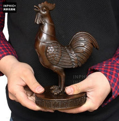 INPHIC-開運 開光純銅公雞辦公室銅公雞裝飾品工藝品銅雞