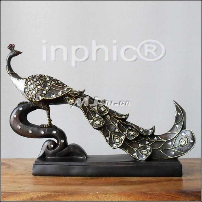 INPHIC-歐式客廳裝飾擺飾飾品泰國田園家居高尚典雅孔雀