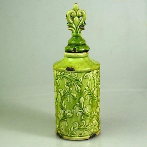 INPHIC-歐式藝術花瓶擺飾復古綠色瓷花瓶家裝飾品軟裝飾電視櫃擺飾