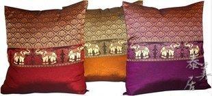 INPHIC-東南亞家居飾品 泰國軟裝 方形抱枕靠墊 含芯 大象抱枕5050