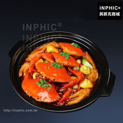 INPHIC-假菜肴樣品訂製模型仿真蟹肉煲模型食品模型擺設