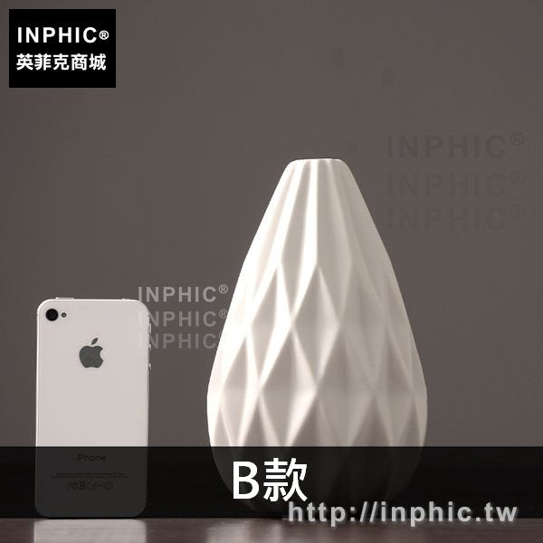 INPHIC-裝飾品擺件花瓶客廳陶瓷簡約幾何北歐擺設家居-B款