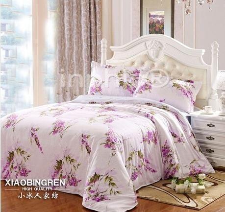 INPHIC-冰爽家紡4件套床品韓國公主全棉被套床單四件套