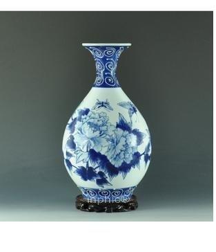 INPHIC-手工繪畫 景德鎮青花瓷 陶瓷器 歐式 擺飾 現代時尚 裝飾品花瓶