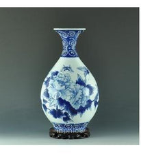 INPHIC-手工繪畫 景德鎮青花瓷 陶瓷器 歐式 擺飾 現代時尚 裝飾品花瓶