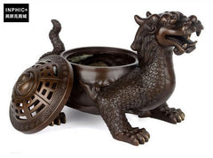 INPHIC-開運 開光純銅開蓋龍龜辦公室龍龜裝飾品銅龍龜工藝品