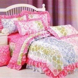 INPHIC-全棉印花花邊式四件套夢幻旋律