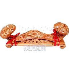 INPHIC-50cm雙頭【福祿壽】桃木如意擺件桃木工藝品木雕擺件 增福增壽