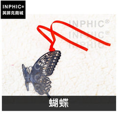 INPHIC-金屬書籤日式不鏽鋼黑貓系列文具禮品分頁夾書夾-蝴蝶
