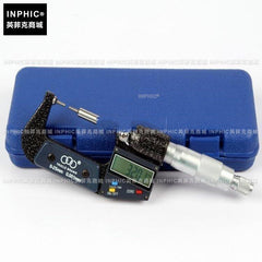 INPHIC-分析測量 小頭數顯千分尺細頭外徑千分尺0-25mm 精度0.001花鍵 測試儀實驗儀器