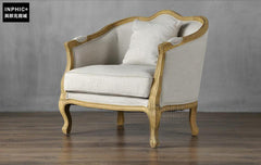 INPHIC-北歐鄉村風簡約軟沙發 布套可拆洗羽絨亞麻布藝沙發-B款