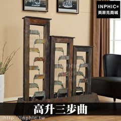 INPHIC-開運 擺飾魚缸大廳居家店面辦公室開業開運風水高升三步曲庭院造景加濕器假山流水噴泉招財擺設水景
