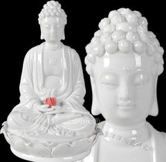 INPHIC-7吋釋迦摩尼佛像 阿彌陀佛 佛像 西方三聖陶瓷 大日如來 佛教用品