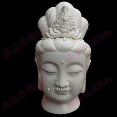 INPHIC-觀音佛頭像 陶瓷器雕塑工藝品擺飾 客廳博古架擺設 家居裝飾收藏