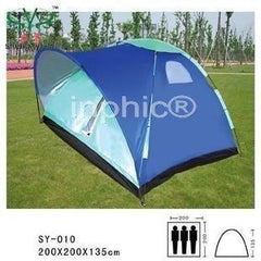 INPHIC-四人單層帳篷旅遊帳篷郊遊帳篷 送防潮墊帳篷燈