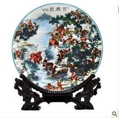 INPHIC-裝飾坐盤擺飾 裝飾品 瓷器工藝品 家居擺飾 送長輩擺設