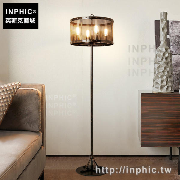 INPHIC-美式落地燈復古臥室客廳工業