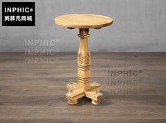 INPHIC-歐美式鄉村復古家具咖啡桌 法式沙發邊幾古典角幾