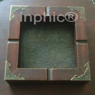 INPHIC-中式茶館銅皮底仿古實木創意大款時尚個性煙灰菸灰缸