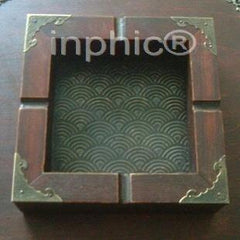 INPHIC-中式茶館銅皮底仿古實木創意大款時尚個性煙灰菸灰缸