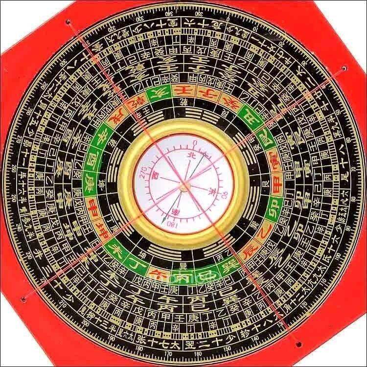 INPHIC-宗教 原裝開光臺灣崇道堂3.2吋純銅風水八卦羅盤 羅經指南針綜合盤贈書