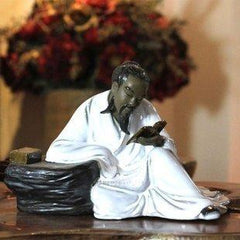 INPHIC-石灣人物陶瓷工藝品擺飾公仔 客廳書房擺設家居飾品