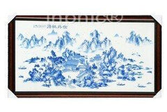 INPHIC-ZF-I009 景德鎮 陶瓷 世外桃源 瓷板畫 壁畫 壁飾 有框 工藝