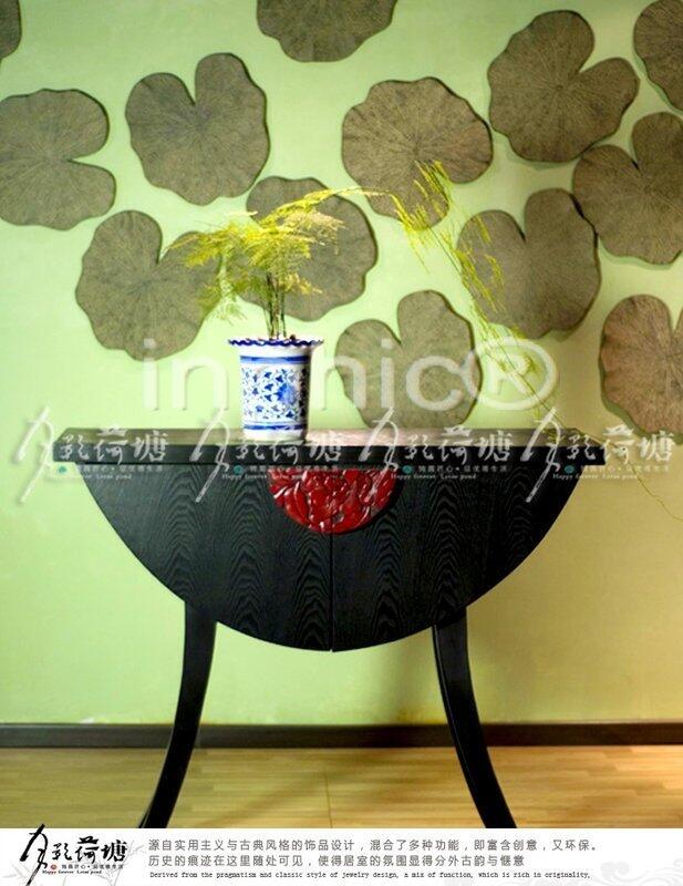 INPHIC-電視  文化牆 牆面藝術 創意牆磚荷葉壁飾