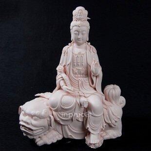 INPHIC-文殊菩薩擺飾 陶瓷佛像 15吋文殊菩薩