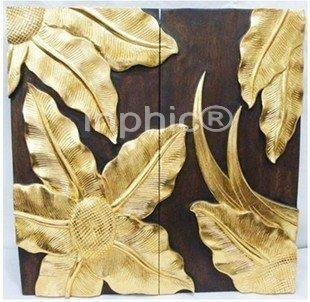 INPHIC-東南亞 家居 飾品 泰國 木雕 東南亞風情 熱帶葉 A