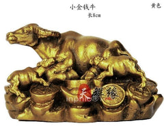 INPHIC-開運 銅金錢牛純銅招財牛工藝品元寶牛旺財家居飾品擺件