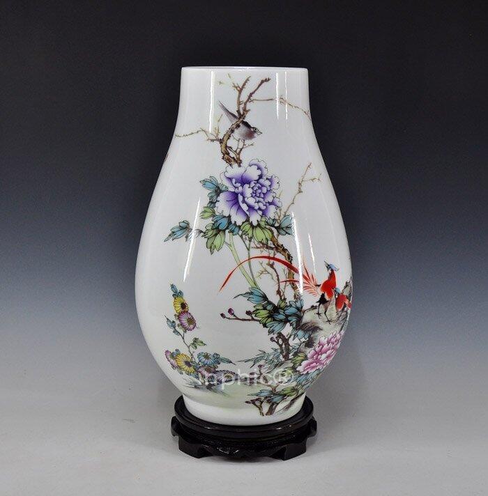 INPHIC-新款推薦 景德鎮陶瓷 粉彩 花瓶擺飾 家居客廳裝飾品 博古架擺設