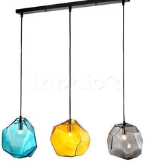 INPHIC-餐吊燈三頭簡約北歐飯廳燈現代吧檯燈單頭餐廳LED玻璃燈 單頭 小型 透明色