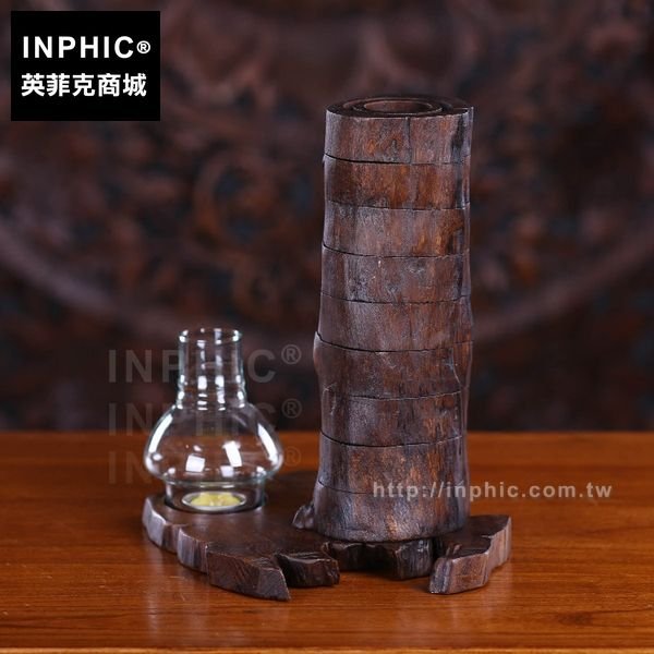 INPHIC-餐桌燭臺東南亞擺飾木質燭臺泰國