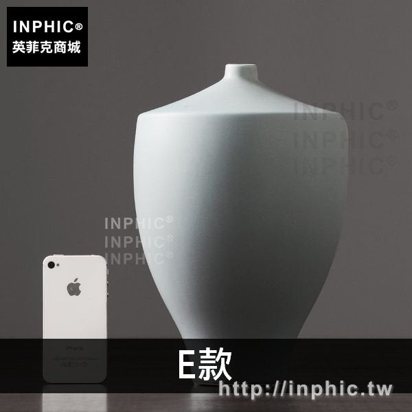 INPHIC-北歐餐桌客廳陶瓷美式裝飾品現代擺件花瓶插花-E款