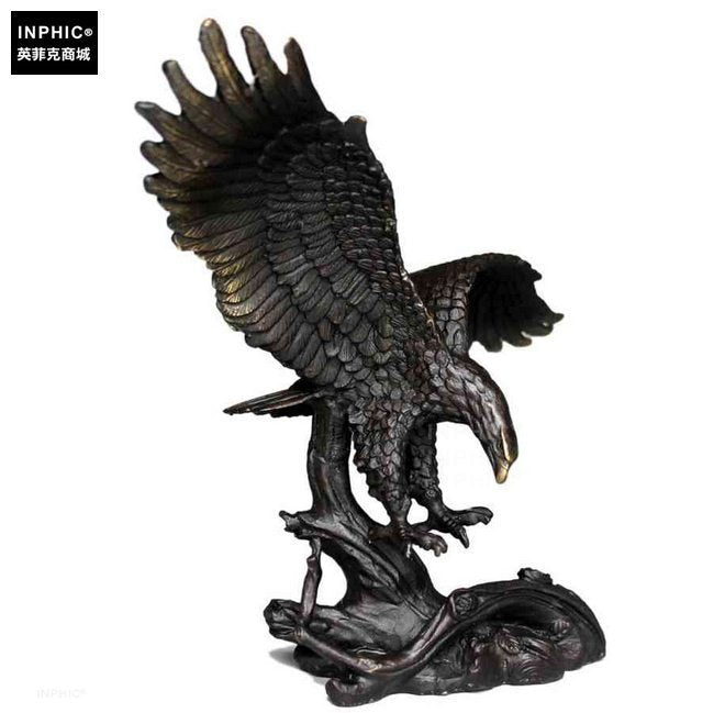 INPHIC-開運 純銅開光老鷹辦公室裝飾品老鷹工藝品大展宏圖銅鷹
