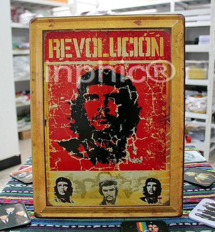 INPHIC-歐式傳統酒吧復古鐵質裝飾畫 明星偶像