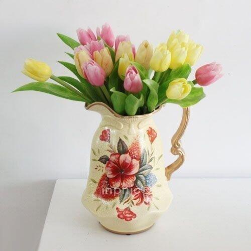 INPHIC-歐式美克美家風格 鄉村手繪陶瓷花瓶花插