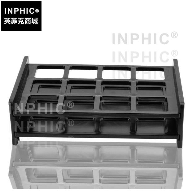 INPHIC-鬥酒架黑色酒吧杯架夜總會酒具洋酒杯架子彈架12孔方孔