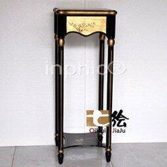 INPHIC-新古典中式簡約 手繪金箔 花架花幾 架子 博古架F164