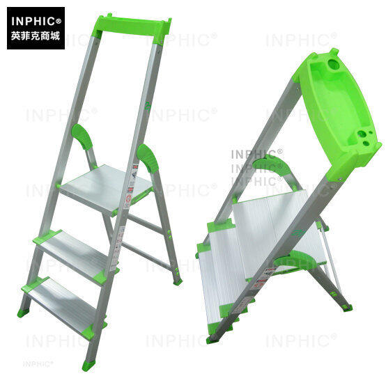 INPHIC-梯子加寬加粗梯子鋁合金家用梯步梯單側梯