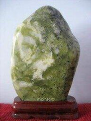 INPHIC-中華平安風水 開光 天然 泰山翠竹玉 泰山石春風拂面C05