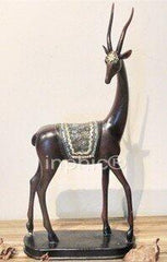 INPHIC-仿木雕羚羊現代家居飾品田園風格擺設擺飾桌面擺設