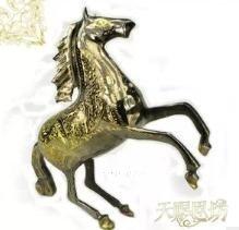 INPHIC-進口正宗尼泊爾手工雕刻駿馬擺飾工藝品