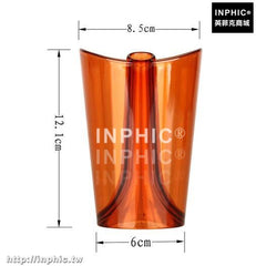INPHIC-創意洗漱套裝情侶漱口杯牙刷架旅行牙刷杯塑膠刷牙杯水杯子牙具座-兩入-橘色