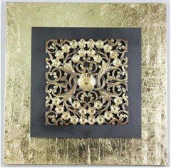 INPHIC-東南亞 家居 飾品 泰國木雕 東南亞風情 帶框壁掛 Z