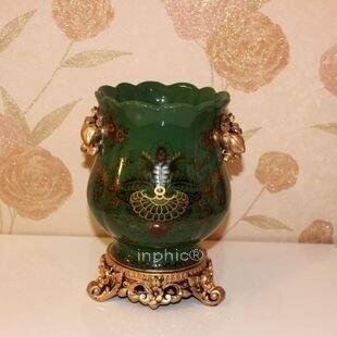 INPHIC-歐式陶瓷裂紋復古花瓶 歐式奢華裝飾擺飾 歐式家居擺設