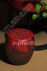 INPHIC-中式 小椅子 新古典傢俱 試穿換鞋凳 田園 仿石古 花影圓凳