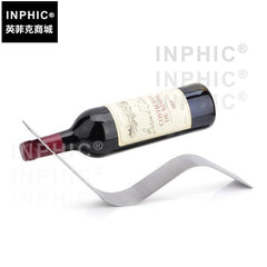 INPHIC-S形葡萄酒架家居用品波浪紅酒架簡約洋酒酒具歐式酒吧不鏽鋼