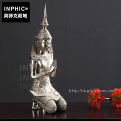 INPHIC-酒店擺飾東南亞泰國迎賓佛像擺設門廳裝飾會所鍍銀跪佛